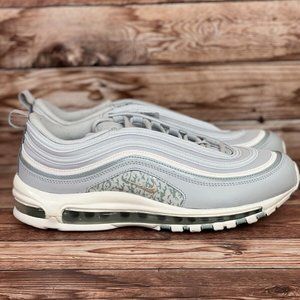 Nike Air Max 97 Aura Blue Metallic Silver DJ5434-400 Women's Size 8 New Sneakers